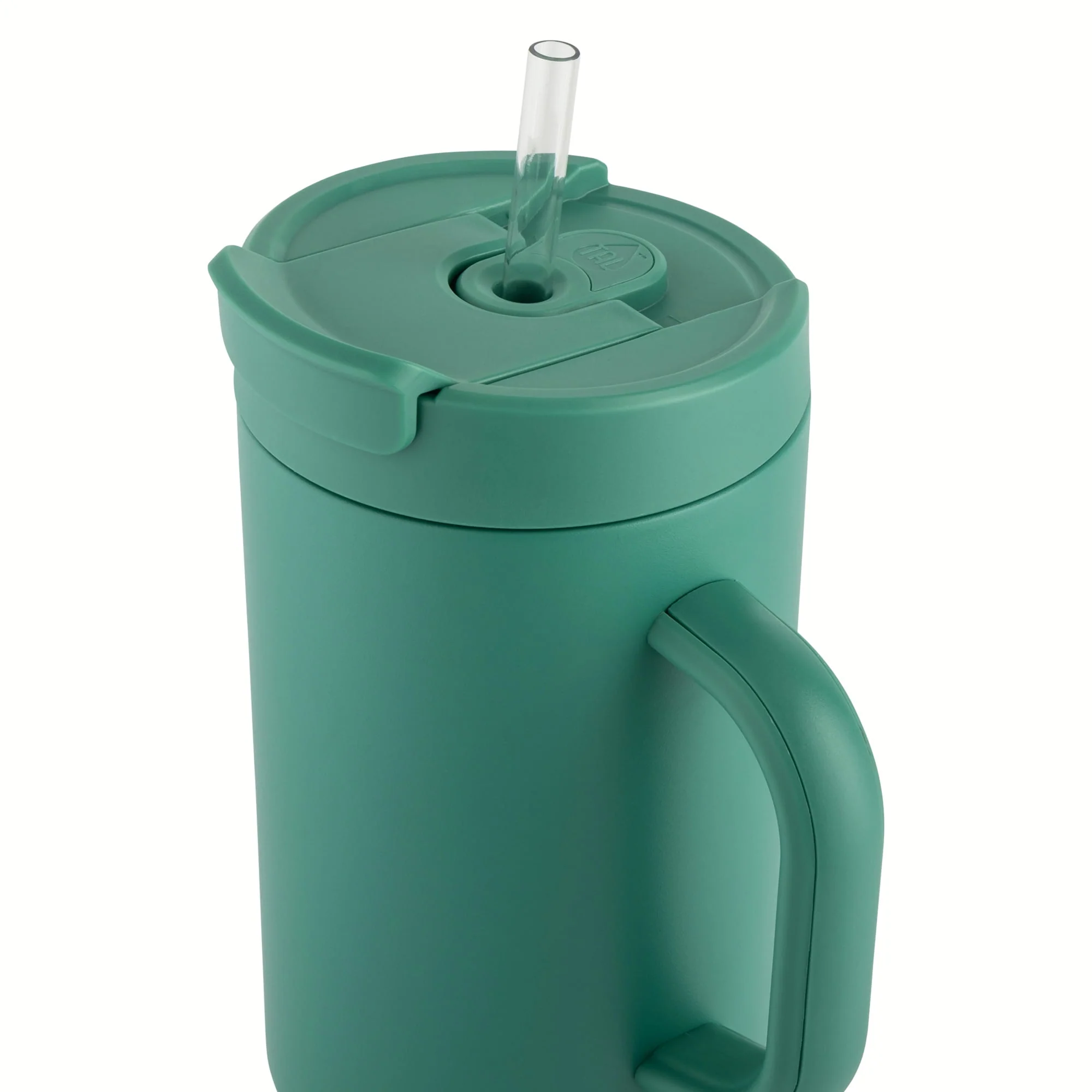 TAL Stainless Steel Hudson Tumbler with Straw 40 fl oz, Green - Image 2